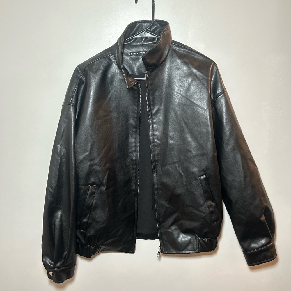 SHEIN LEATHER JACKET/ SMALL